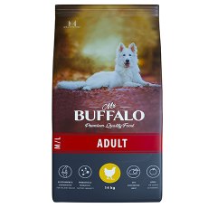 Mr.Buffalo Adult M L / Сухой корм Мистер Бафало для собак Средних и Крупных пород Курица