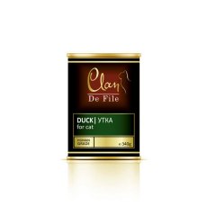 Clan De File / Консервы Клан для кошек Утка (цена за упаковку)