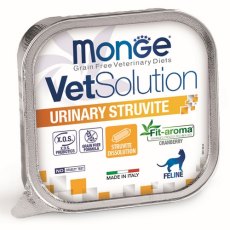 VetSolution Cat Urinary Struvite / Ветеринарная диета Монж Уринари Струвит для кошек при заболеваниях мочеполовой системы и струвитном течении МКБ (цена за упаковку)
