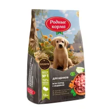 Родные Корма / Сухой корм для щенков всех пород с Индейкой