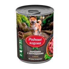 Родные Корма / Консервы для собак Баранина с потрошками в желе по-Восточному (цена за упаковку)