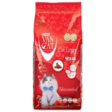 Van Cat Unscented / Комкующийся наполнитель Ван Кэт для кошачьих туалетов Без запаха