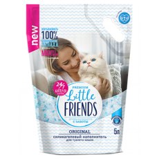 Little Friends Original / Наполнитель Литтл Френдз для кошачьего туалета Силикагелевый без запаха