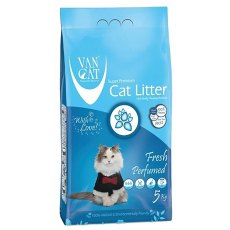 Van Cat Fresh / Комкующийся наполнитель Ван Кэт для кошачьих туалетов Без пыли с ароматом Весенней свежести