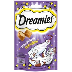 Dreamies / Лакомство Дримис для кошек Подушечки Молочный коктейль