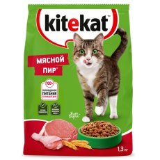 Kitekat Китикет Сухой корм для кошек Мясной пир
