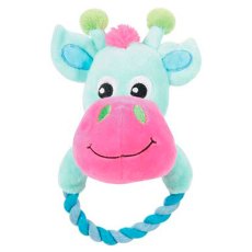 Zolux Puppy / Игрушка Золюкс для Щенков Корова с кольцом Плюш