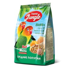 Happy Jungle 3in1 Daily Menu / Корм Хеппи Джангл для Средних попугаев