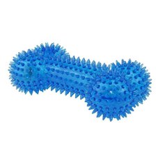 Homepet TPR / Игрушка Хоумпет для собак Кость с шипами с пищалкой