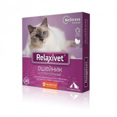 Relaxivet / Ошейник Успокоительный Релаксивет для кошек и собак Мелких пород при Стрессах Страхах и Возбуждении
