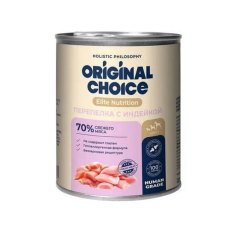 Original Choice Elite Nutrition Adult / Влажный корм Ориджинал Чойс для собак всех пород Перепелка с индейкой (цена за упаковку)
