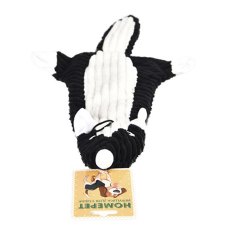 Homepet / Игрушка Хоумпет для собак Скунс плюшевый с пищалкой и шуршащим эффектом