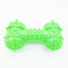 Homepet Snack TPE / Игрушка Хоумпет для собак Кость с шипами с отверстиями для лакомств