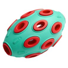 Homepet Silver Series / Игрушка Хоумпет для собак Мяч регби Каучуковый D 7,6 см х 12 см