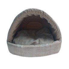 Homepet Indigo steel / Домик эстрада Хоумпет для домашних животных Нежно-голубой с золотом