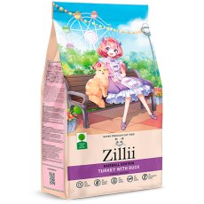 Zillii Hairball Control / Сухой корм Зилли для взрослых кошек Контроль Образования Комочков шерсти Индейка утка