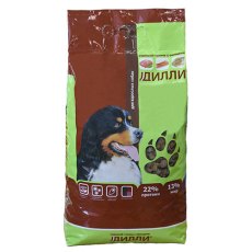 Дилли / Сухой корм для взрослых собак Говяжий гуляш с овощами