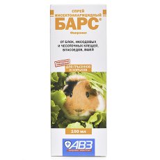 АгроВетЗащита Барс / Спрей Инсектоакарицидный для грызунов и хорьков