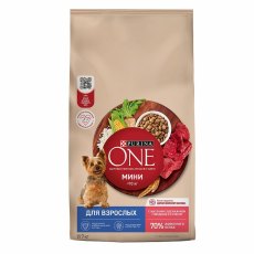 PURINA ONE ADULT / Сухой корм Пурина УАН для взрослых собак мелких пород с говядиной