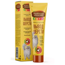 Деревенские лакомства / Паста для вывода шерсти для кошек со вкусом Курицы