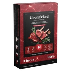 Great Meal / Сухой корм Грит Мил Холистик для кошек всех возрастов с Ягненком и яблоком