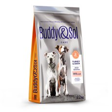 Buddy Sol Care Adult ML Sensitive Turkey & Duck / Сухой корм Бадди Сол Кэа для взрослых собак Средних и Крупных пород с Чувствительным пищеварением Индейка утка