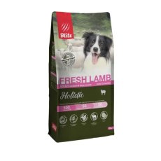 Blitz Holistic Adult Medium & Large Breeds Fresh Lamb/  Cухой корм Блиц Монопротеиновый для собак средних и крупных пород со свежей Говядиной