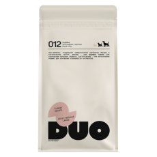 DUO Nutrition / Сухой полнорационный корм Дуо Нутришин для взрослых собак средних и крупных пород с Индейкой и рисом