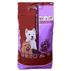 Дилли / Сухой корм для взрослых собак Мелких пород с Курицей и индейкой