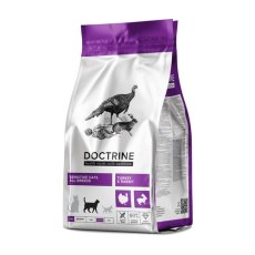 Doctrine Sensitive Cats All Breeds Turkey & Rabbit / Корм Доктрин беззерновой для кошек и котов с чувствительным пищеварением с индейкой и кроликом