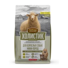 Деревенские лакомства Холистик Премьер / Сухой корм для взрослых собак Мини-пород Ягненок с рисом