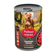 Родные Корма / Консервы для собак Скоблянка мясная по-Городецки (цена за упаковку)