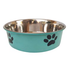 Homepet Heavy Лапки / Миска Хоумпет для домашних животных Металлическая Утяжеленная Зеленая