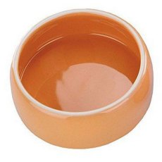 Nobby / Миска Ноби Керамическая с выпуклыми стенками Оранжевая