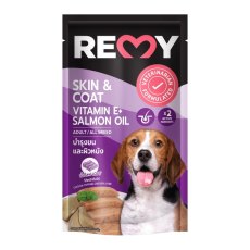 Remy Skin & Coat / Влажный корм Паучи Реми для собак для Кожи и Шерсти Куриная печень в желе (цена за упаковку)