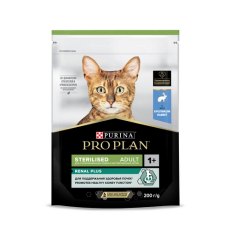 PRO PLAN STERILISED / Сухой корм ПРО ПЛАН для взрослых кошек для поддержания здоровья почек после стерилизации с кроликом