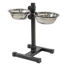 Homepet / Миски Хоумпет для домашних животных на металлической регулируемой подставке до 40 см