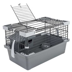 Homepet / Клетка-мини Хоумпет для Мелких грызунов с наполнением Домик Миска 28х17х18 см Шаг прута 9,5 мм