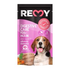 Remy Digestive Care / Влажный корм Паучи Реми для собак для улучшения Пищеварения Курица морковь тыква в желе (цена за упаковку)