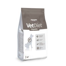AlphaPet Vet Diet Hepatic / Диетический корм АльфаПет для взрослых собак всех пород при Заболеваниях печени