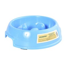 Homepet / Миска Хоумпет для животных для медленного поедания 0,7 л 22см х 22см х 6см