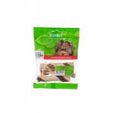 Titbit Dental+ Лакомый кусочек / Лакомство Титбит для собак Палочки Витые с начинкой для Чистки зубов