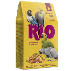 Rio Gourmet Food Parakeets & Parrots / Корм Рио для средних и крупных попугаев
