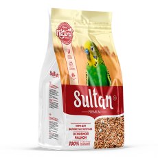 Sultan Premium / Полнорационный сухой корм Султан для волнистых попугаев