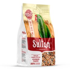 Sultan Premium / Полнорационный сухой корм Султан для средних попугаев