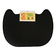 Homecat Eva / Коврик Хоумкэт для кошачьего туалета Двойной Фигурный Серый