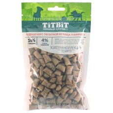 Titbit Золотая коллекция / Лакомство Титбит для собак Подушечки с обсыпкой из Говяжьего рубца