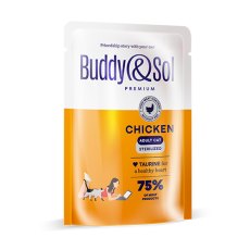 Buddy Sol Premium Sterilized Chicken / Влажный корм Паучи Бадди Сол для Стерилизованных кошек Курица (цена за упаковку)