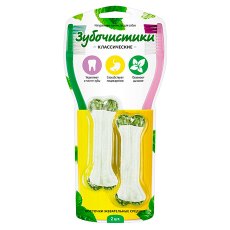 Зубочистики Классические Лакомство для собак для Чистки зубов Косточки жевательные Средние