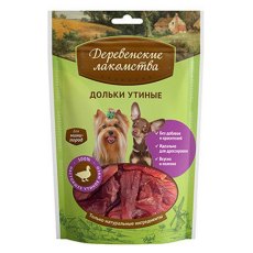 Деревенские лакомства / Дольки Утиные для собак Мини пород